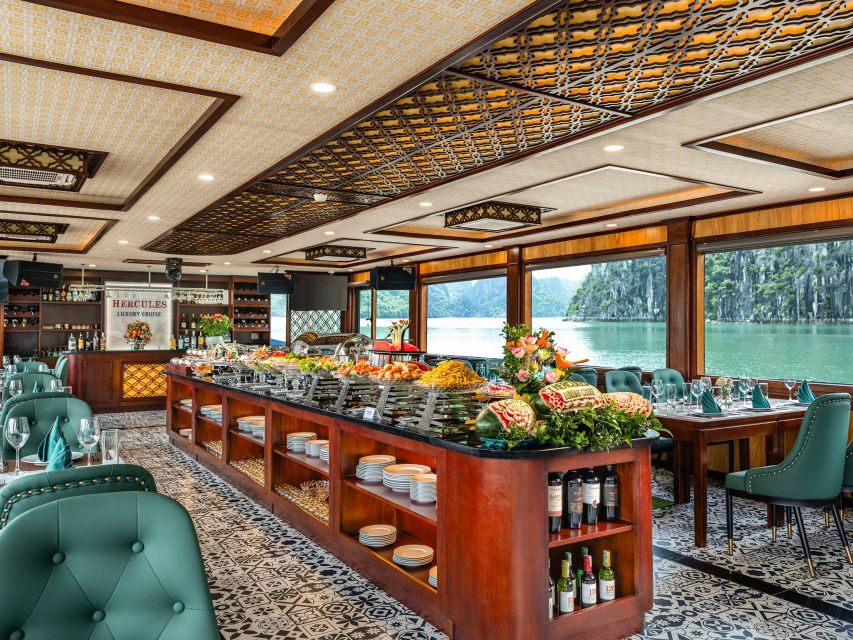 From Hanoi: Ha Long Bay 5-star Day Cruise with Buffet Lunch - Onboard the Cruise: Buffet Lunch, Swimming, and Views Without the Stress