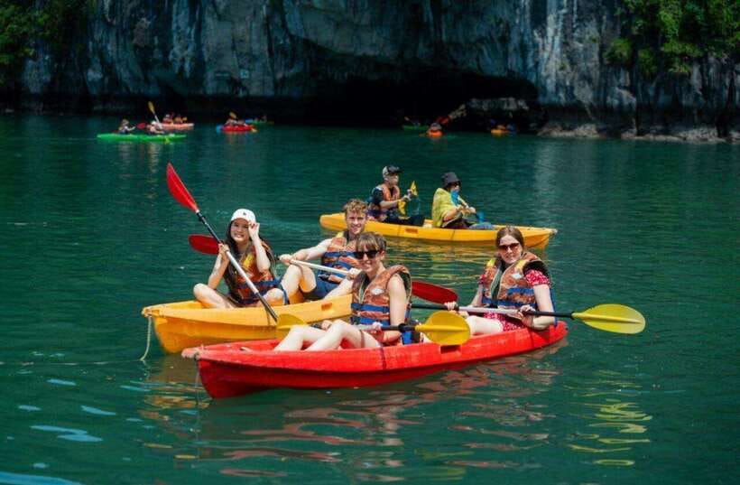 From Hanoi: Ha Long Bay Full-Day Luxury Cruise - The luxury cruise part: what you get after boarding