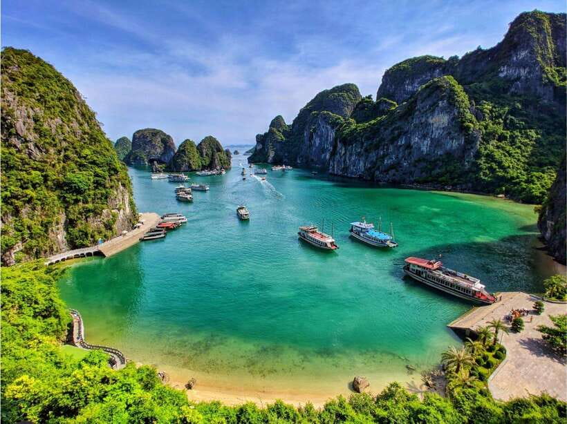 From Hanoi: Ha Long Bay Full-Day Luxury Cruise - Sung Sot Cave on Bo Hon Island: the must-see stop