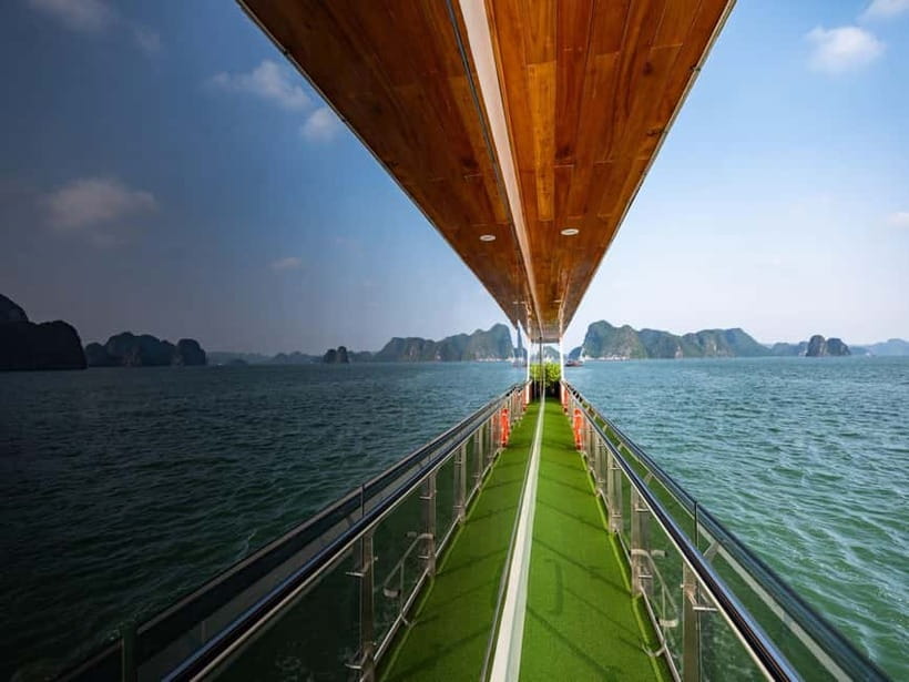 From Hanoi: Halong bay Luxury tour on 5 star cruise - Titop Island: Swim, Hike, and Then Recover