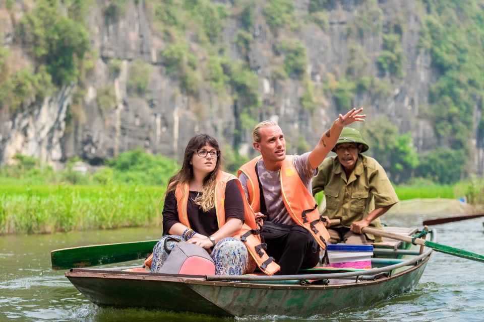 From Hanoi: Hoa Lu & Tam Coc with Buffet lunch & Cycling - Tam Coc sampan caves: the karst scenery you came for