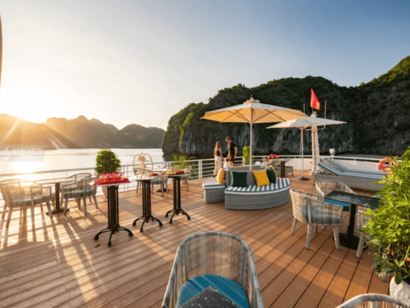 From Hanoi: Lan Ha Bay and Cat Ba Island Cruise with Lunch - The best part: kayaking, jumping, and sliding off the top deck