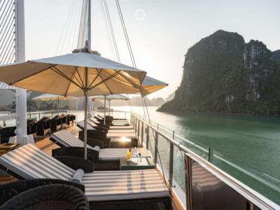 From Hanoi: Top-Rated Ha Long Bay Day Cruise with Jade Sails - Jade Sails at the harbor: welcome details that aren’t just fluff