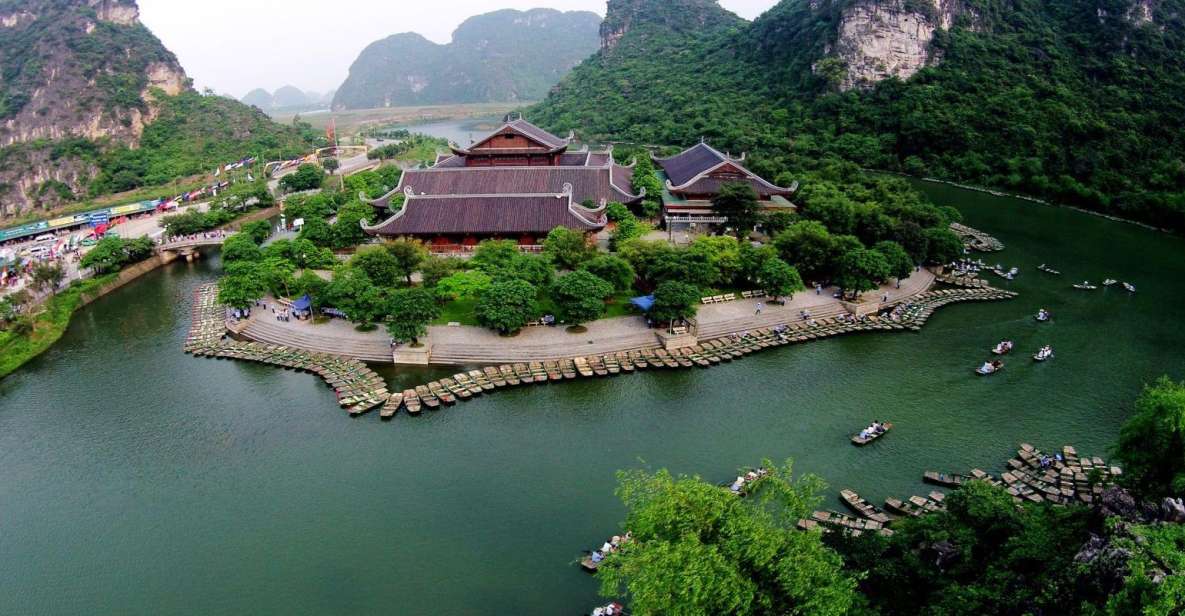 From Hanoi: Trang An & Bai Dinh Pagoda Full-Day Private Tour - Bai Dinh Pagoda: 10-Meter Bronze Buddha and an Electric Car Break