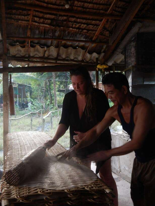 From HCM 1-day Cai Rang floating market local mekong village - Local boat time and interaction: see the river economy up close