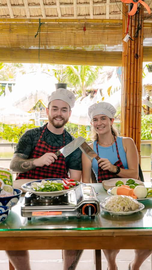 From Hoi An: Market Tour, Basket Boat Ride and Cooking Class - Getting Started at Ivegan Shop: How the Day Flows