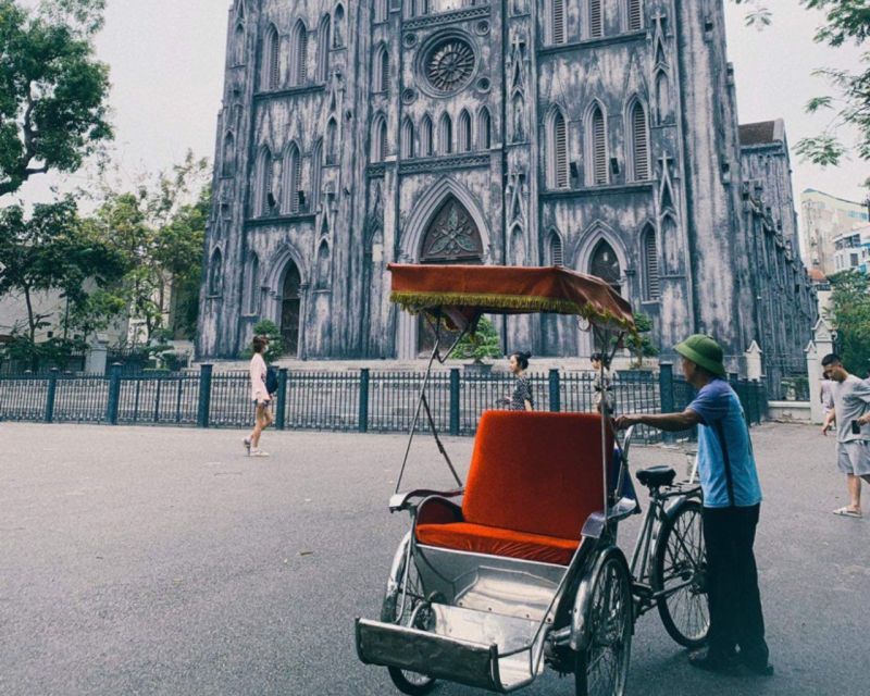 Hanoi: Embark On A Cyclo City View Tour - Hanoi Cathedral and the photo-friendly landmark stops