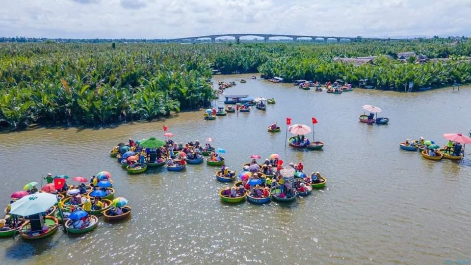 Hoi An : Cam Thanh Basket Boat Riding W Two-way Transfers - Fishing practice: round net and cast net hands-on